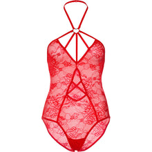 Load image into Gallery viewer, Leg Avenue Teddy with Keyhole Red
