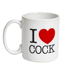 Load image into Gallery viewer, White I Love Cock Mug
