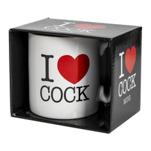 Load image into Gallery viewer, White I Love Cock Mug

