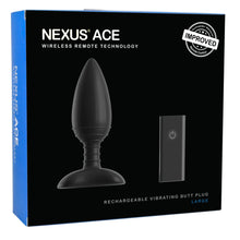 Load image into Gallery viewer, Nexus Ace Rechargeable Vibrating Butt Plug LARGE

