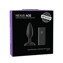Load image into Gallery viewer, Nexus Ace Rechargeable Vibrating Butt Plug Small
