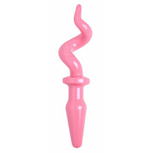 Load image into Gallery viewer, XR Pig Tail Pink Butt Plug
