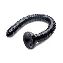 Load image into Gallery viewer, XR Hosed 19 Inch Ribbed Anal Snake Dildo
