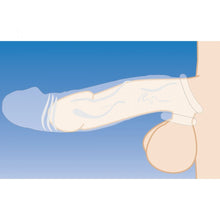 Load image into Gallery viewer, Size Matters 2 Inch Clear Penis Extender Sleeve
