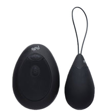 Load image into Gallery viewer, XR 10X Silicone Vibrating Egg Black
