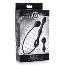 Load image into Gallery viewer, Master Series Devils Rattle Inflatable Anal Plug With Cock Ring
