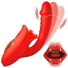 Load image into Gallery viewer, Play Hard Deep Kiss Kissing Silicone Rabbit
