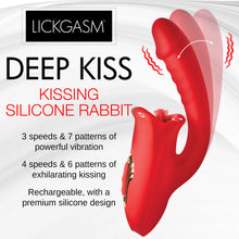 Load image into Gallery viewer, Play Hard Deep Kiss Kissing Silicone Rabbit
