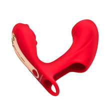 Load image into Gallery viewer, Rose Touch Pulsing Silicone Finger Vibrator
