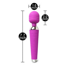 Load image into Gallery viewer, 10 Speed Purple Rechargeable Magic Wand
