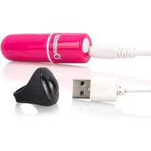Load image into Gallery viewer, Screaming O Charged Vooom Pink Remote Control Bullet Vibe
