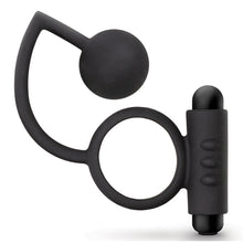 Load image into Gallery viewer, Anal Adventures Platinum Ball With Vibrating Cock Ring
