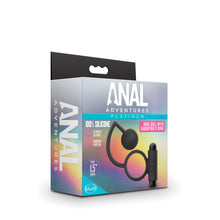 Load image into Gallery viewer, Anal Adventures Platinum Ball With Vibrating Cock Ring
