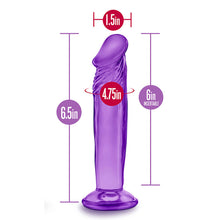 Load image into Gallery viewer, B Yours Sweet N Small 6 Inch Purple Dildo
