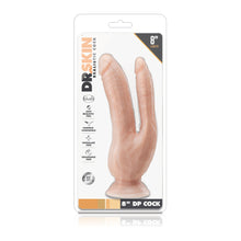 Load image into Gallery viewer, Dr. Skin Dual 8 Inch Dual Penetrating Dildo With Suction Cup
