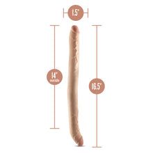 Load image into Gallery viewer, Dr Skin Posable Double Dong 16.5 Inches
