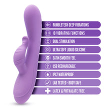 Load image into Gallery viewer, Blush Evelyn Powerful Dual Stimulator Vibe
