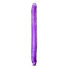 Load image into Gallery viewer, B Yours 16 Inch Purple Double Dildo
