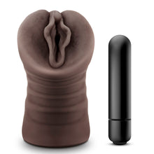 Load image into Gallery viewer, Hot Chocolate Alexis Vagina Vibrating Masturbator
