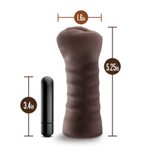 Load image into Gallery viewer, Hot Chocolate Alexis Vagina Vibrating Masturbator
