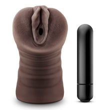 Load image into Gallery viewer, Hot Chocolate Brianna Vagina Vibrating Masturbator
