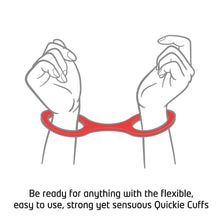 Load image into Gallery viewer, Quickie Cuffs Large Red Ankle Or Wrist Cuffs

