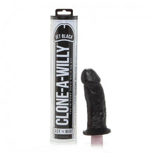 Load image into Gallery viewer, Clone A Willy Jet Black Vibrator
