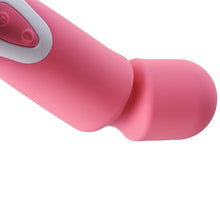 Load image into Gallery viewer, iWand 10 Speed Waterproof Rechargeable Wand Pink
