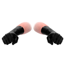 Load image into Gallery viewer, Fist It Black Latex Short Gloves
