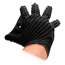 Load image into Gallery viewer, Fist It Black Textured Masturbation Glove
