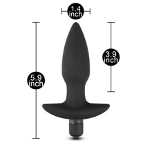 Load image into Gallery viewer, Silicone Butt Plug With Vibrating Bullet
