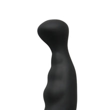 Load image into Gallery viewer, Black Silicone Anal Plug Vibrator with Cock Ring
