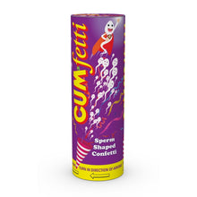 Load image into Gallery viewer, Cumfetti Sperm Shaped Confetti Party Popper
