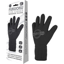 Load image into Gallery viewer, Fukuoku Vibrating Five Finger Massage Glove  Left Hand
