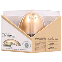 Load image into Gallery viewer, Twitch Gold Hands Free Suction And Vibration Toy
