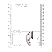 Load image into Gallery viewer, Twitch Silver Hands Free Suction And Vibration Toy
