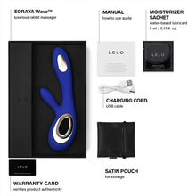 Load image into Gallery viewer, Lelo Soraya Wave Dual Action Vibrator Midnight Blue

