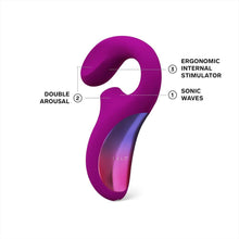 Load image into Gallery viewer, Lelo Enigma Dual Massager Deep Rose

