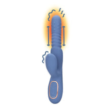Load image into Gallery viewer, Warming Rotating Beads and Thursting Rabbit Vibe
