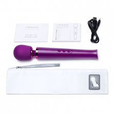 Load image into Gallery viewer, Le Wand Petite Rechargeable Vibrating Massager Dark Cherry
