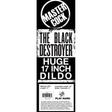 Load image into Gallery viewer, XR The Black Destroyer Huge Suction Cup Dildo
