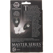 Load image into Gallery viewer, Master Series Nipple Amplifier Enlargement Bulbs With O Rings
