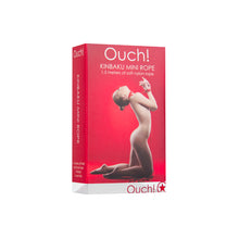 Load image into Gallery viewer, Ouch 1.5 Meters Kinbaku Mini Rope Red
