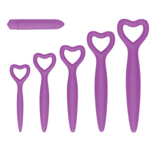 Load image into Gallery viewer, Ouch Silicone Vaginal Dilator Set Purple
