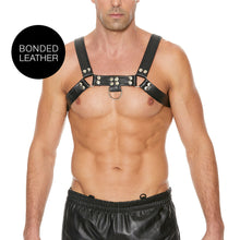 Load image into Gallery viewer, Ouch Chest Bulldog Harness Black Large to Xlarge

