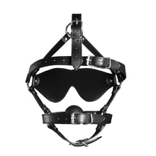 Load image into Gallery viewer, Ouch Xtreme Blindfolded Harness With Solid Ball Gag
