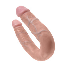 Load image into Gallery viewer, King Cock Medium Double Trouble Flesh Dildo
