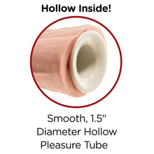 Load image into Gallery viewer, King Cock 11 Inch Flesh Two Cocks One Hole Hollow StrapOn
