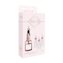 Load image into Gallery viewer, Pumped Clitoral and Nipple Pump Set

