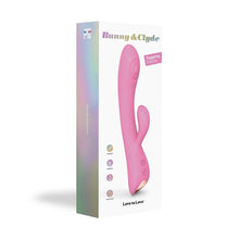 Load image into Gallery viewer, Love To Love Bunny And Clyde Tapping Rabbit Vibrator Pink
